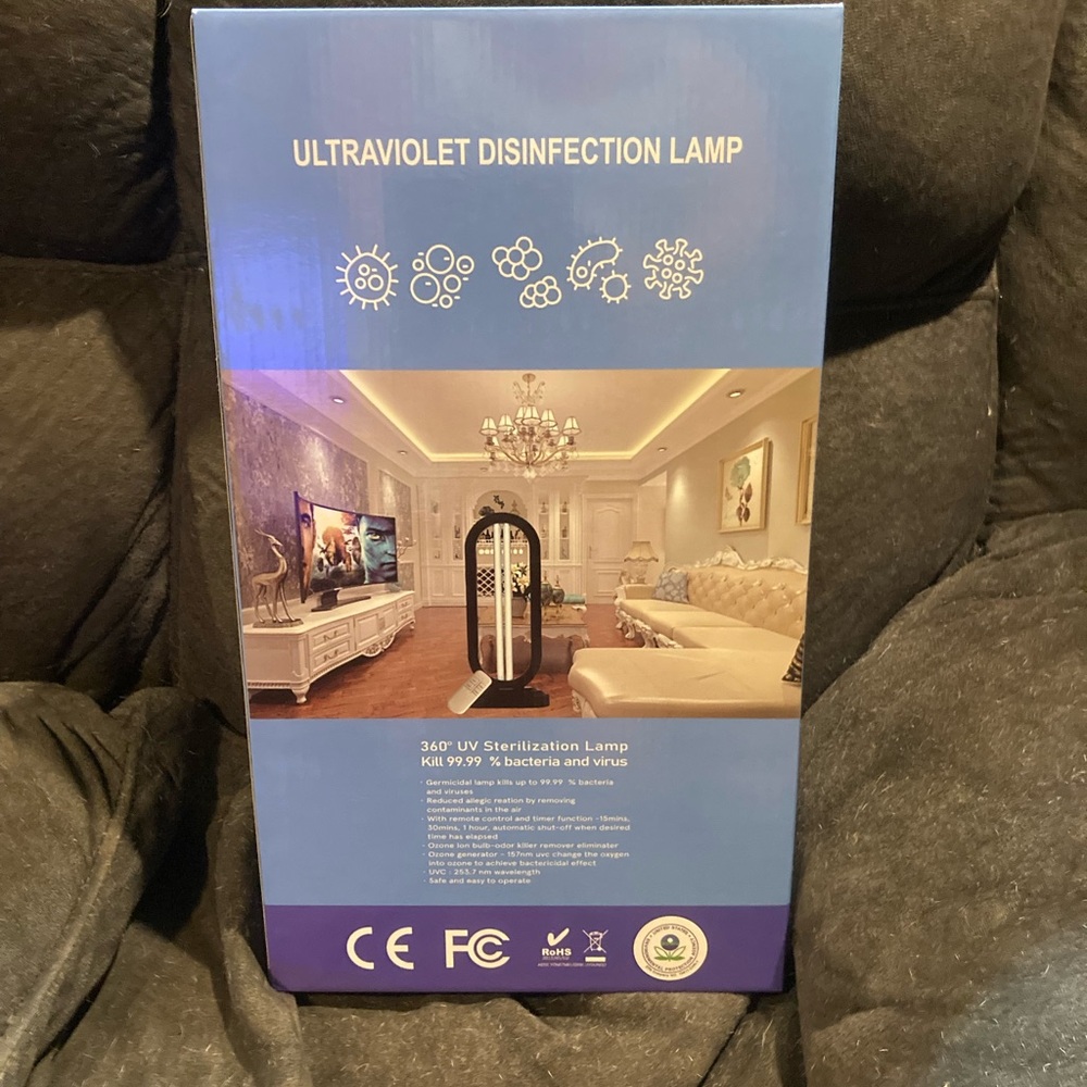 Ultraviolet Disinfection Lamp - Blue